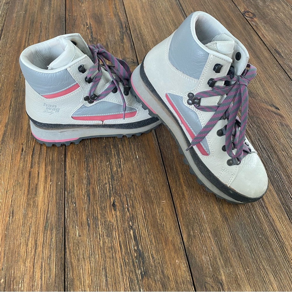 Han Wag Lady German-made leather hiking boots